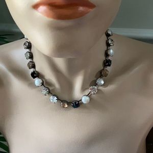 Sabika crystal Manhattan choker